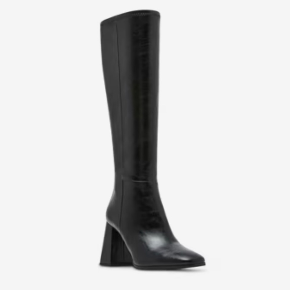 Black Knee-High Boots